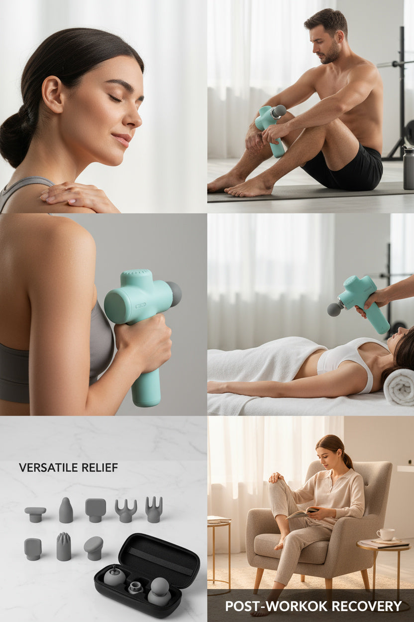 MusclEase Massage Gun ( 6-months warranty)