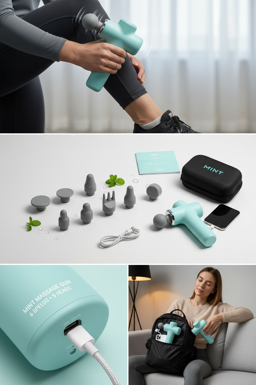 MusclEase Massage Gun ( 6-months warranty)